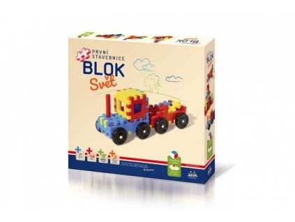 Stavebnica BLOK Svet plast 146ks v krabici 36x34x7cm