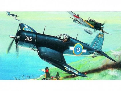 Model F4U-1 Corsair 14,1x17,3cm v krabici 25x14,5x4,5cm