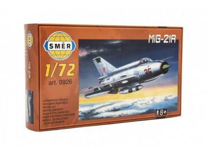 Model MiG-21R 1:72 15x21,8cm v krabici 25x14,5x4,5cm