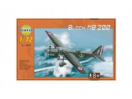 Model Bloch MB.200 31,2x22,3 cm v krabici 35x22x5cm