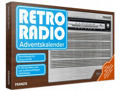 Adventný kalendár Retro rádio stavebnica