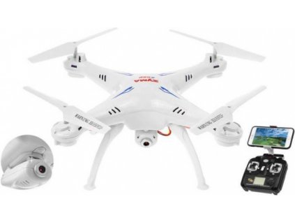 Syma X5Csw- dron s FPV online prenosom cez WiFi, biela