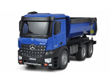 Rc kamión Mercedes-Benz Arocs licencia DUMP TRUCK 1:14, 2,4 GHz, RTR, modrý