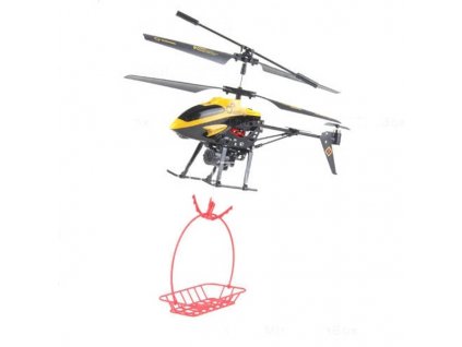 RC vrtulník s navijakom a závesným košíkom