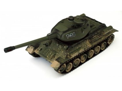 Ruský RC tank T-34, 1:28 2.4GHz RTR