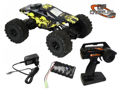 RC auto DF-Crawler 4WD RTR -žlto čierný