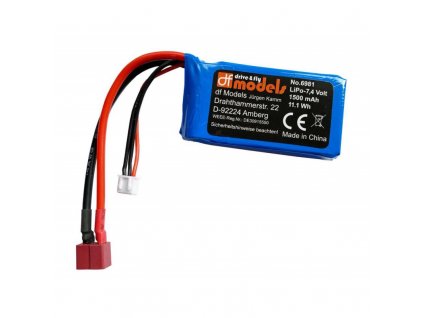 DF models 6981 Akumulátor LiPo 2S T-Plug 7,4V 1500 mAh