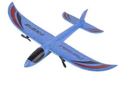 RC lietadlo FX818 2,4 Ghz modrá