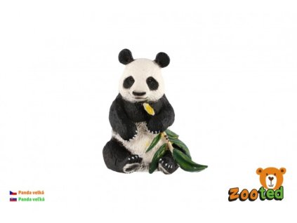 Panda veľká zooted plast 8cm