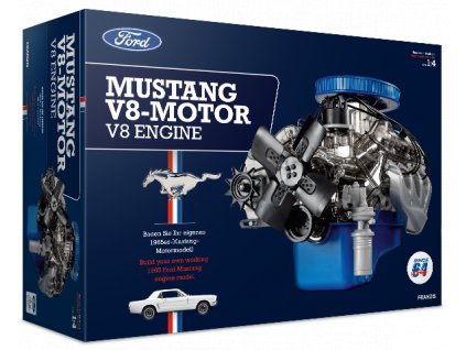 Maketová stavebnica motoru Ford Mustang V8 v mierke 1:4