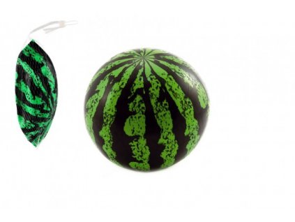 Lopta nenafúknutý melón plast 20cm v sieťke