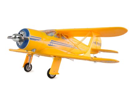 RC dvojplošník AMXFlight Beech D17S 3D/6G RTF žltý