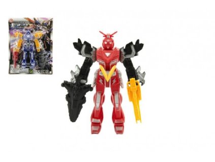 Transformer bojovník/robot figúrka plast 15cm 4 farby na karte