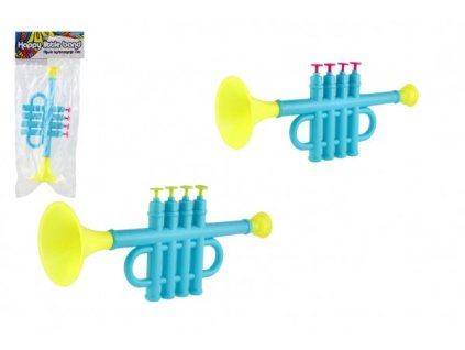 Rúrka/Trumpeta plast 25cm 2 farby v sáčku