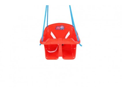 Hojdačka Baby plast červená nosnosť 20kg 36x30x29cm 24m +