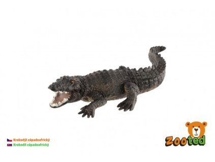 Krokodíl západoafrický zooted plast 17cm