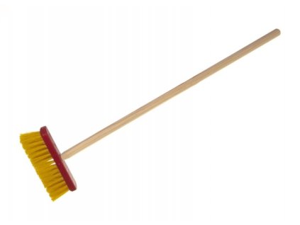 Metla červené s násadou drevo 80cm náradia