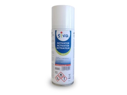 Aktivator Spray Siva 200 ml, pre rychlé zachnutie sekundového lepidla