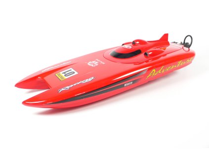 RC závodný katamarán Adventure 2,4 GHZ 30 km/h plne proporcionálny