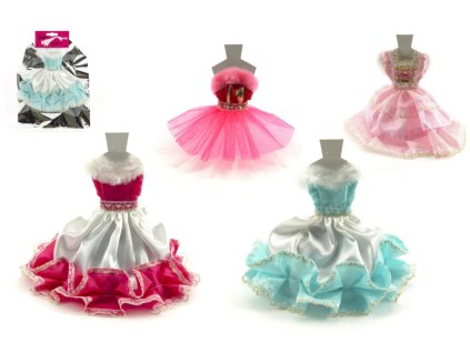 Šaty/Oblečenie na bábiky asst v sáčku