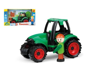 Auto Truckies traktor plast 17cm v krabici 24m +