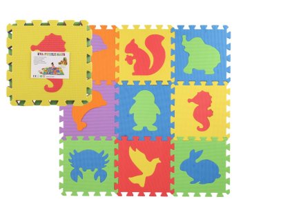 Penové puzzle Dinosaury 29x29x1cm 10ks vo fólii