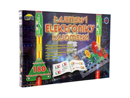 Tajomstvo elektroniky 180 experimentov na batérie v krabici 42x28,5x4cm od 6 rokov