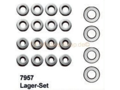 Súprava ložísk 20 ks pre 3162