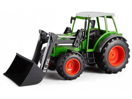RC Traktor s funkčným čelným nakladačom 1:16