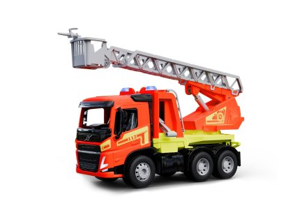 Auto hasiči s rebríkom Volvo Worxx plast 48cm 1:15