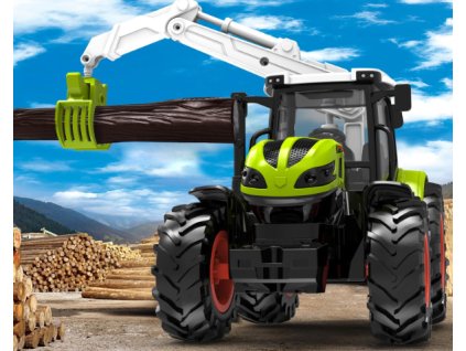 rc traktor s drapakem na drevo 1