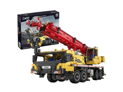 RC stavebnica Cada žeriav 1831 dielov žltá