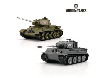 Torro RC tanky World of Tanks Tiger I + T-34/85 IR 1:30
