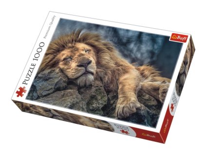 Puzzle Spiace Lev 1000 dielikov v krabici 40x27x6cm