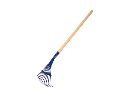 Hrable planžetové modré s násadou kov / drevo 80cm náradie