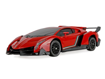 RC Drift Car Lamborghini Veneno 4WD LED 1:18 RTR licencované červené