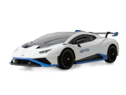 RC Drift Car Lamborghini Huracan STO 4WD LED 1:18 RTR licencované biele