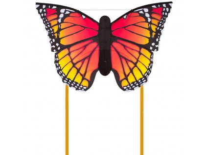 Šarkan motýľ červeno žltý 130 cm