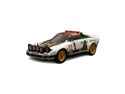 Závodné rc auto Lancia Stratos 1977 4WD 1:10 s lakovanou karoseriou, RTR sada
