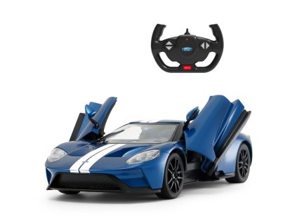 Rc auto Ford GT 1:14, LED osvetlenie, metalický lak, modrá farba