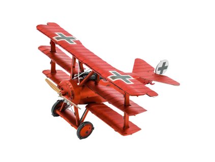 Oceľová stavebnica Tri-Wing Fokker Red Baron