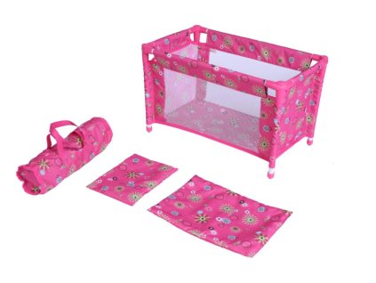 Postieľka pre bábiky kov/plast v taške 53x32x32cm v sáčku