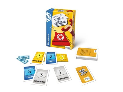 Haló tady Impulse společenská vědomostní hra v krabici 10,5x15,5x4,5cm