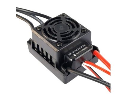 6150 striedavý regulátor - 10BL50 waterproof, LiPo 2-3S, BEC 6V/3A