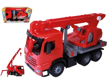 Autožeriav Actros plast 67cm 3-osý v krabici