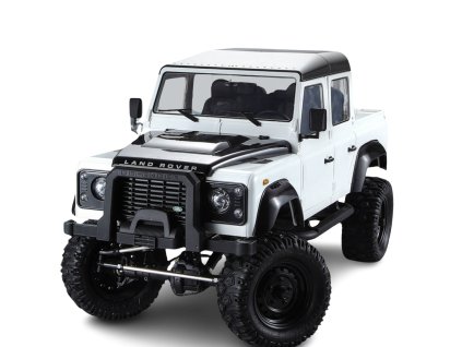 RC auto Land Rover Defender D110 1:8 biely RTR sada
