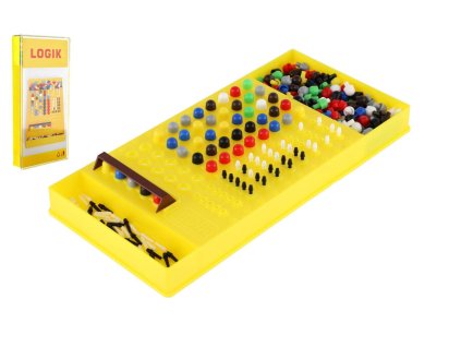 Logik spoločenská hra hlavolam v krabici 14x29x3cm
