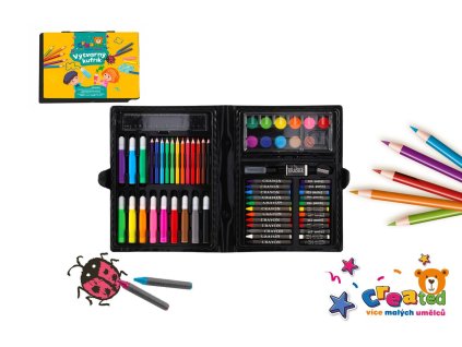 Sada na maľovanie - Art box kreatívna sada v plastovom kufríku 28x21x4cm