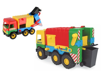 Auto middle Truck smetiar plast 41cm Wader v sáčku