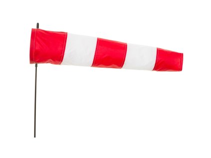 Veterné vrece 100 cm sada, červenobiely